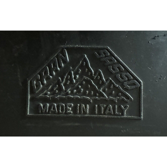 Gran Sasso Hiking Boots Women's 9M Black Suede Leather Lug Sole Fashion Italy - Picture 4 of 12